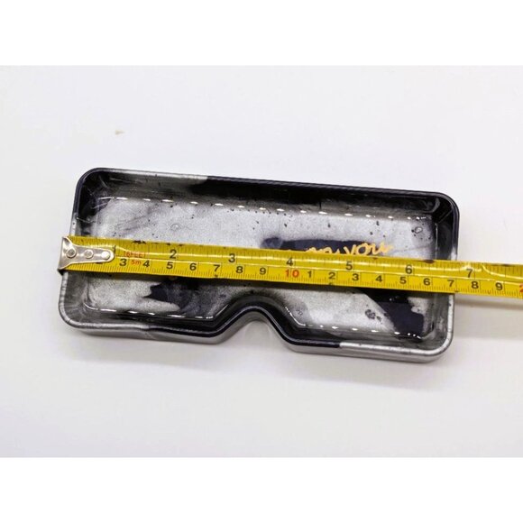 Marbled Navy & Silver Glasses Holder Tray "I've Got My Eye On You" Gold Text - Picture 5 of 6